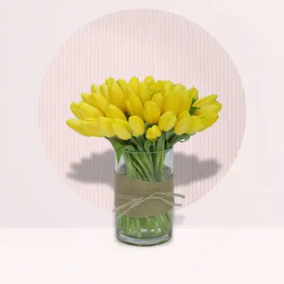buy tulip fresh flowers vase online