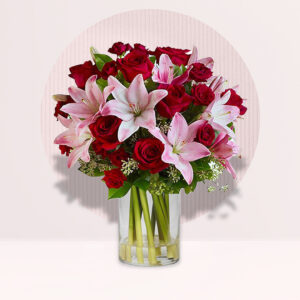 order flower vase with flowers online