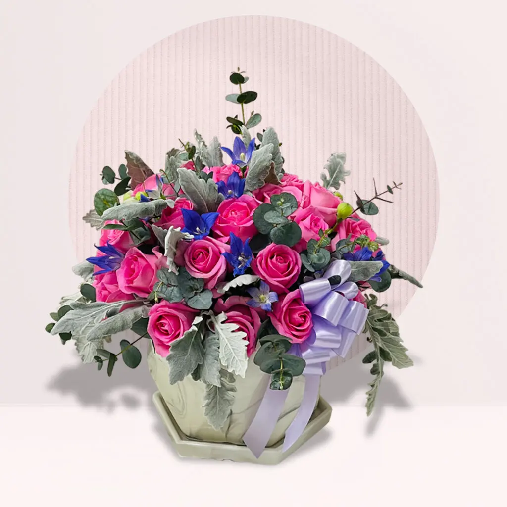 Hot Pink Roses Medley