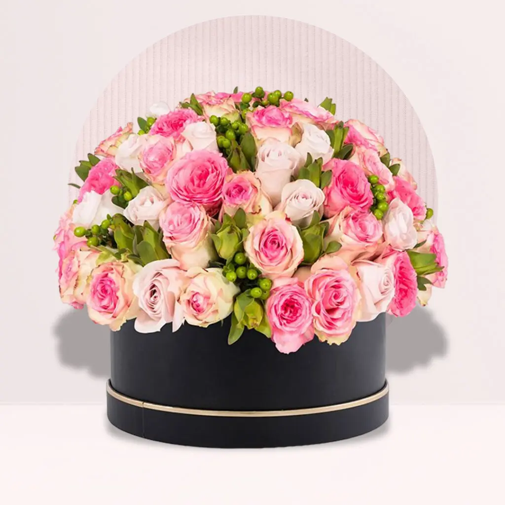 Signature Box of Pink Roses