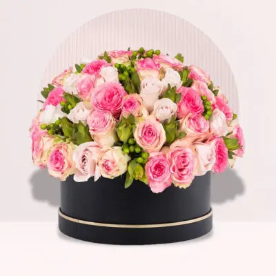 Signature Box of Pink Roses