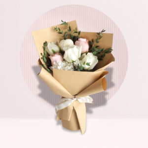 order flower bouquet white roses online