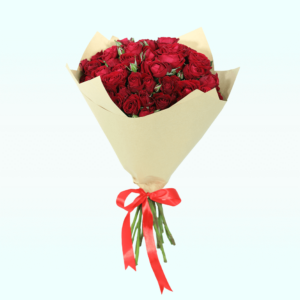 Bouquet of Red Spray Roses