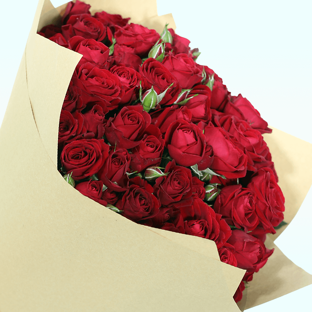  Write a Rose Beautiful Red Roses Bouquet with Happy Birthday  In Gold Font, Fresh Cut Flowers, 3 Red Roses Bouquet