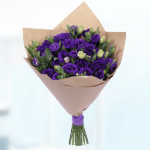 Purple Lisianthus Bouquet by Wenghoa.com