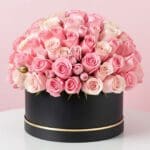 Signature Box of Light Pink Roses-29-25