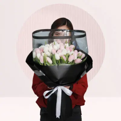 order tulip bouquet flower online