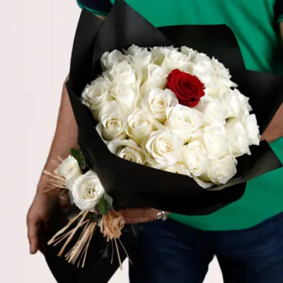 White Rose Bouquet