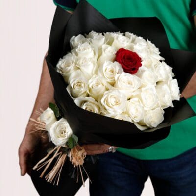 White Rose Bouquet