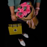 10 Pink Rose Bouquet with Patchi
