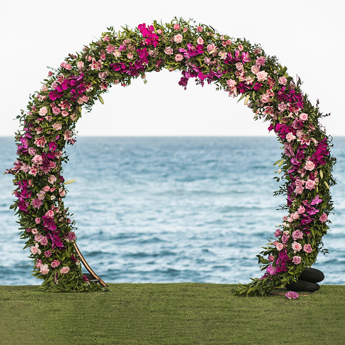Floral Arch-Dark & Light Pink Floral Arch-Dark & Light Pink