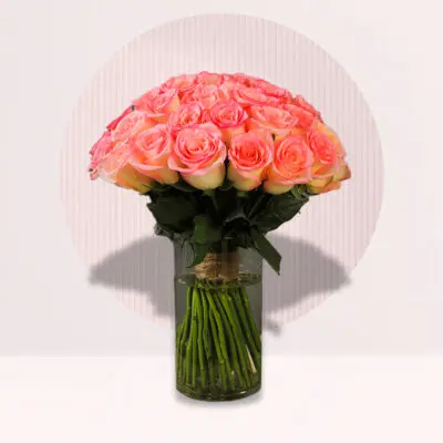 Bunch of light pink Roses
