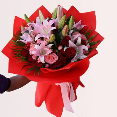 Red Colour Bouquet