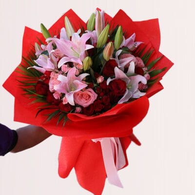 Red Colour Bouquet
