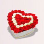 Heart Shap Rose Box