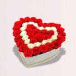 Heart Shap Rose Box