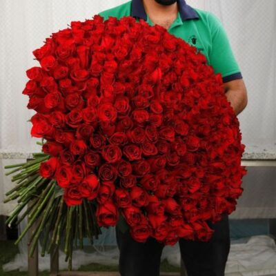 250 Red Rose Bouquet