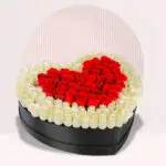 Heart Shape Rose Box