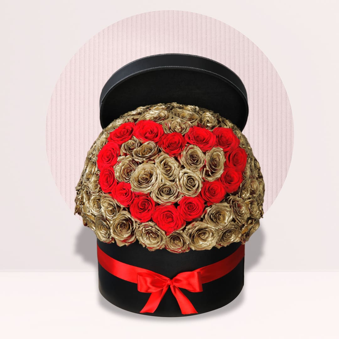 Box Of Flowers Rose Flowers