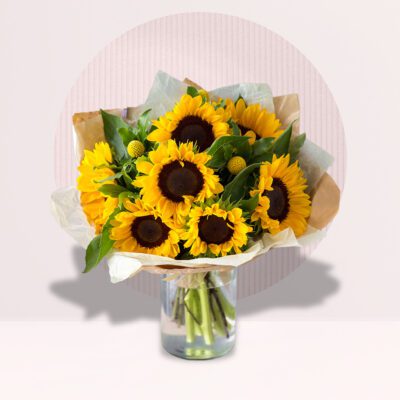 Sunflowers In a Vase