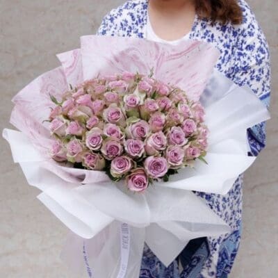 Purple Roses - 50 stems
