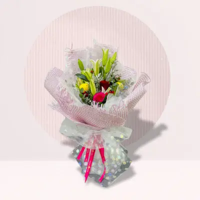 Charming Rose & Lily Bouquet