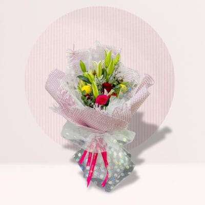 Charming Rose & Lily Bouquet