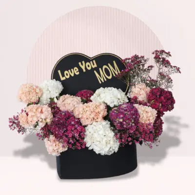 Love You Mom Flower Box