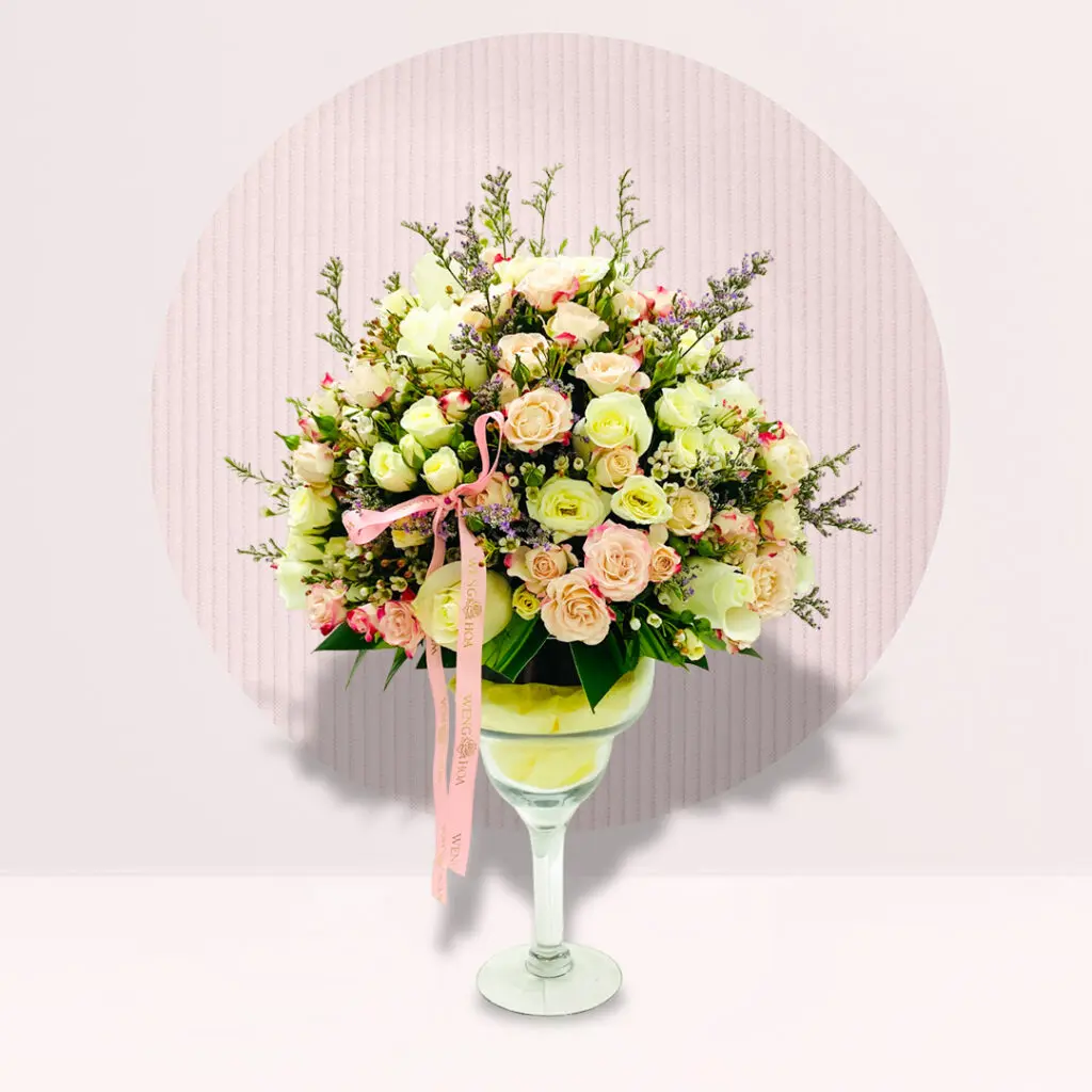 Misty Rose Vase