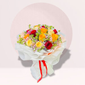 order mixed roses bouquet online