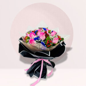 buy pink bouquet rose online