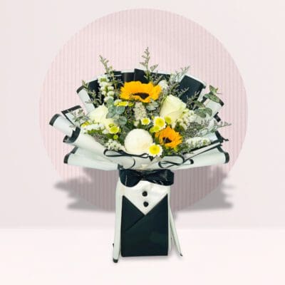 Black Tie Blooms for Dad