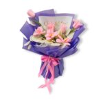 shop pink crochet tulips bouquet