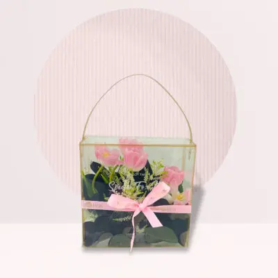 Elegant Pink Blossom Bag