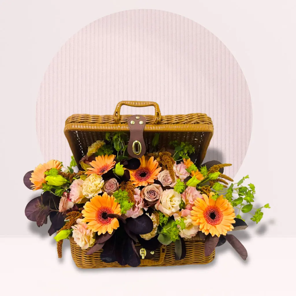Timeless Charm Mixed Flower Basket