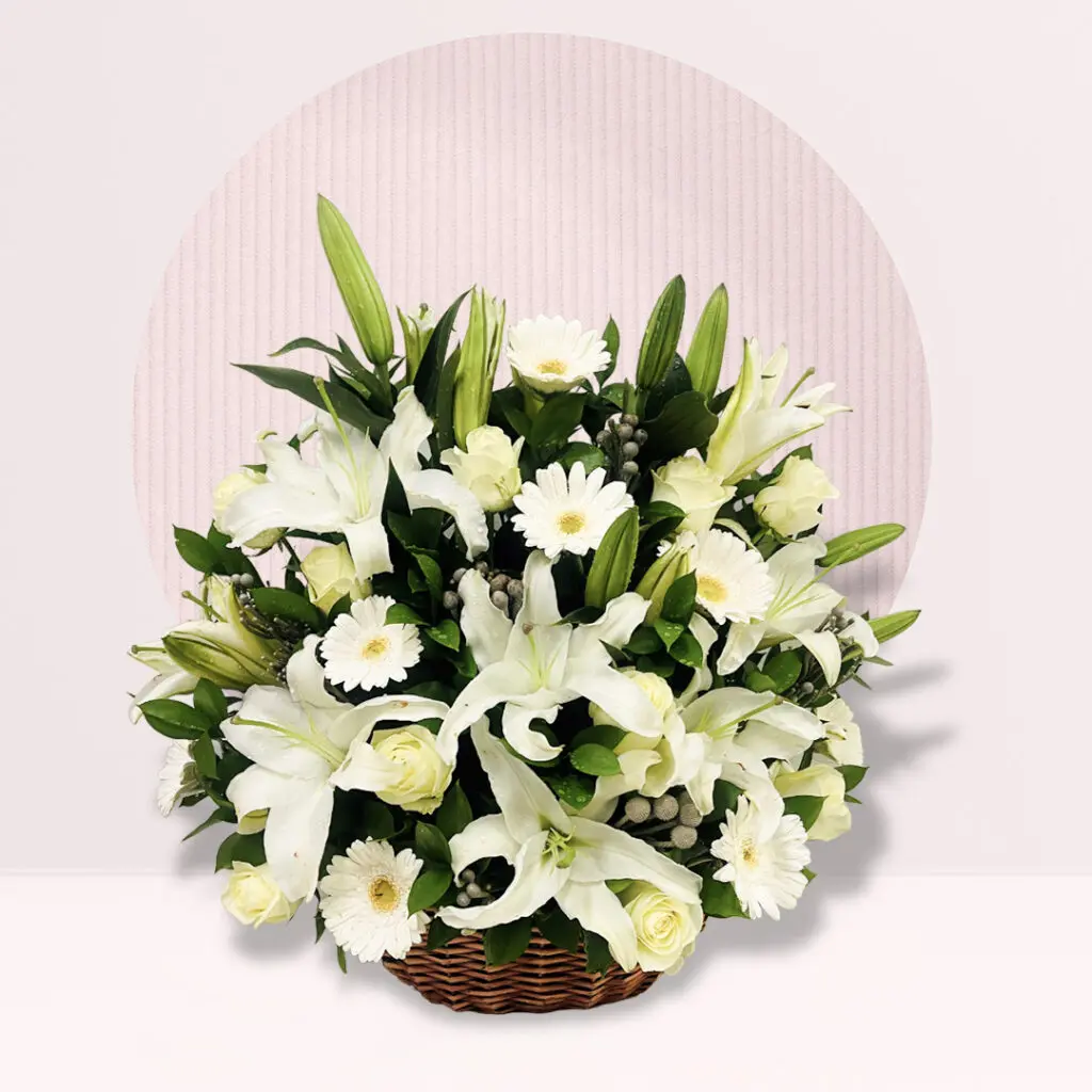 Solace Condolence Flower Basket