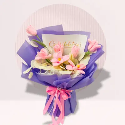 Pink Crochet Delights Bouquet