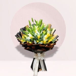 order flower bouquet tulips online
