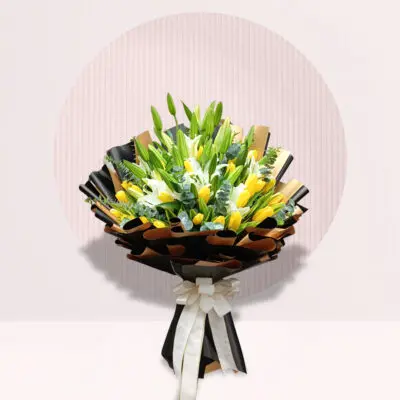 order flower bouquet tulips online