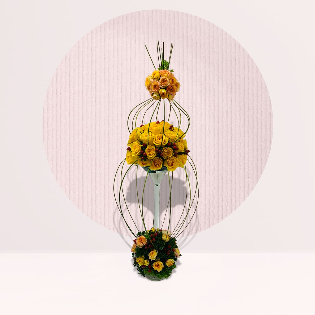 19 order roses in a vase online for this deepavali