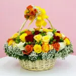 Harmony of Hues Rose Basket-14-10