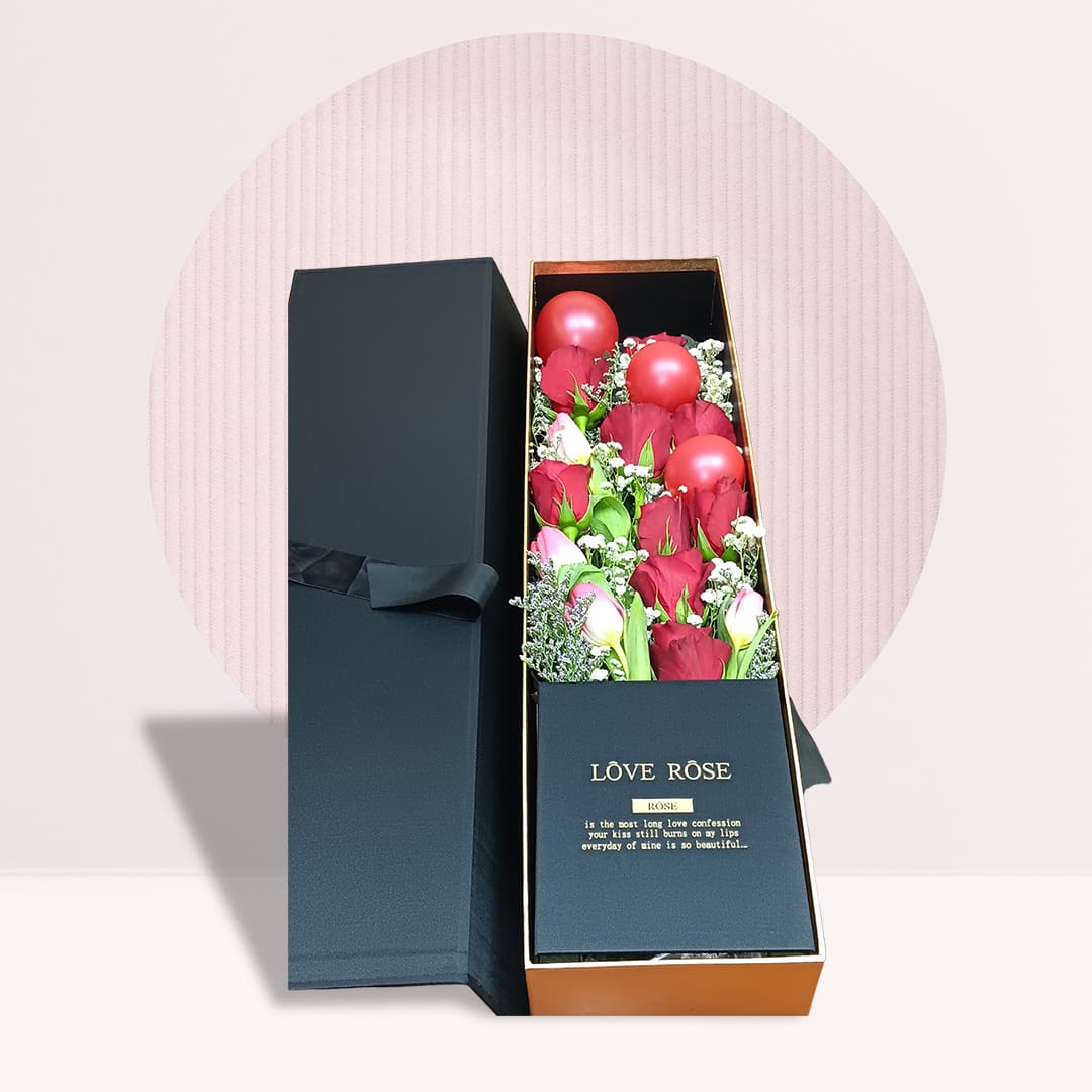 1 order flower gift box online