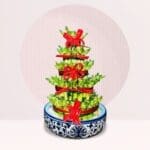 order bamboo flowers vase online