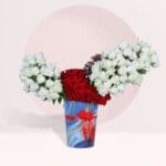 order basket of flowers roses online