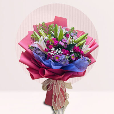 order lily flower bouquet online