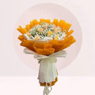 order yellow roses bouquet online