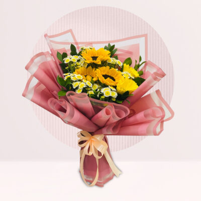 order sunflower flower bouquet online