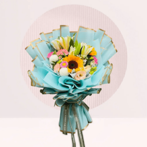 send sunflower bouquet online
