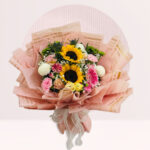 order bouquet of flowers with sunflowers online