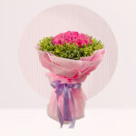 order rose bouquet pink online